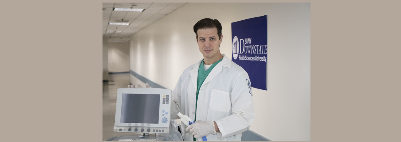 SUNY Downstate Emergency Medicine physician and Assistant Director of Research Lorenzo Paladino