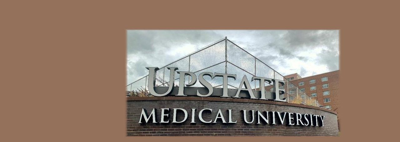 sign outside Upstate Medical University