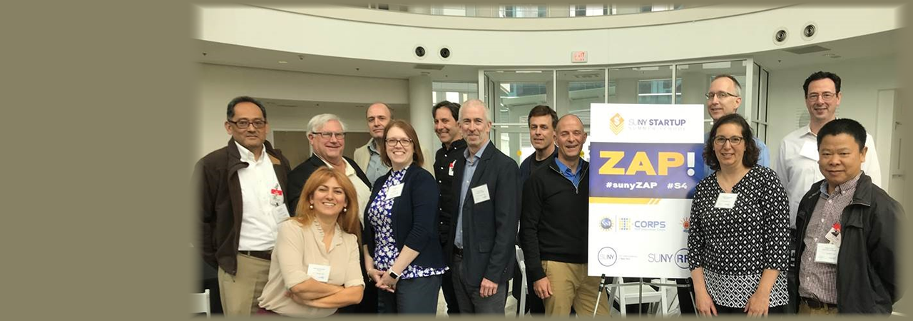 group photo of S4 ZAP SUNY Poly event attendees