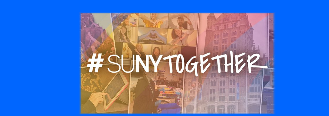 collage for SUNY COVID fundraiser