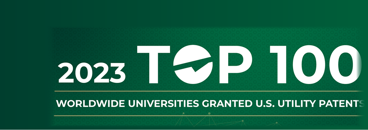 banner for Top 100 patents
