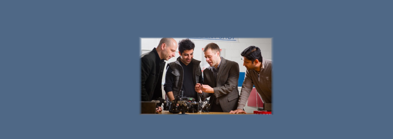 Faculty at University at Buffalo working with robotics