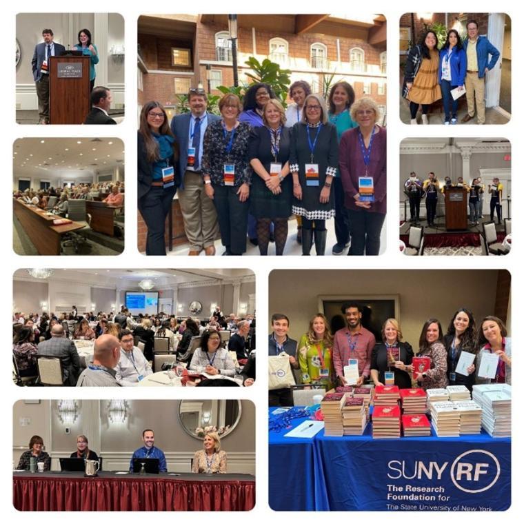 Collage of speaker, staff, and attendee photos from Symposium 2022