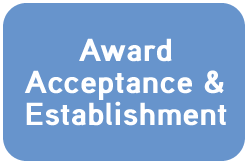 icon for Award Acceptance and Establishment