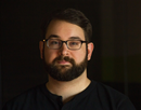 photo of Binghamton University lecturer James Budinich on black background