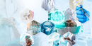 collage of science and research images