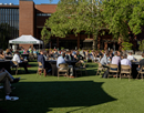 Image of attendees sitting at tables at the 2026 SUNY Sustainability Conference at SUNY Farmingdale