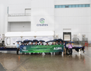 Group photo at NY Creates with the arrival of some of the components for the most advanced semiconductor equipment