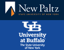 logos for SUNY New Paltz and University at Buffalo