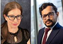 From left: Dr. Lisa Ostrin and Dr. Sayan Ghosh