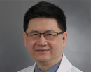 Dr. Jingfang Ju from Stony Brook University on gray background