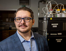 Assistant Professor Nichalas Smith in his lab