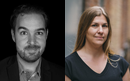headshots of University at Buffalo's associate professor Conrad Kickert and assistant professor Kelly Gregg