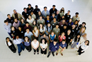 Undergraduate Students from the poster session pose for a group photo in the Student Union