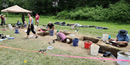 SUNY Oneonta archaeology student digs for artifacts